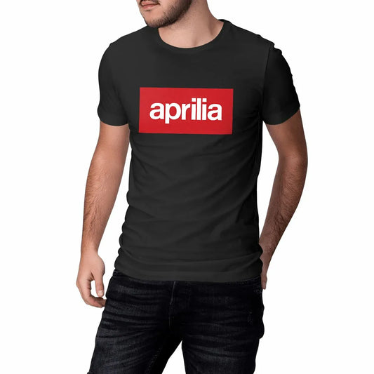 Aprilia_logo_-_T-shirt_unisexe_noir_1 - CultureMoto