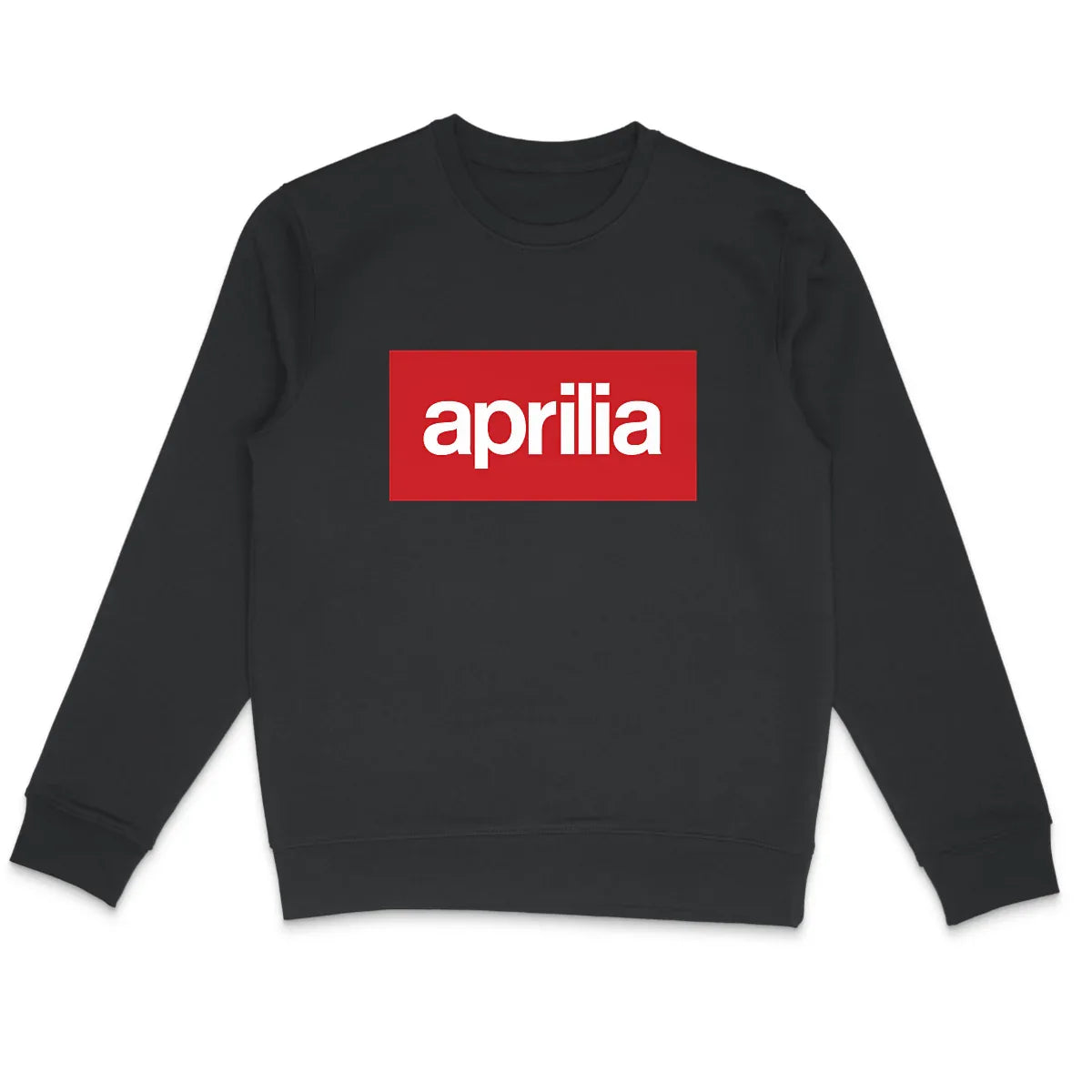 Aprilialogo-Sweat-shirtunisexenoir - CultureMoto