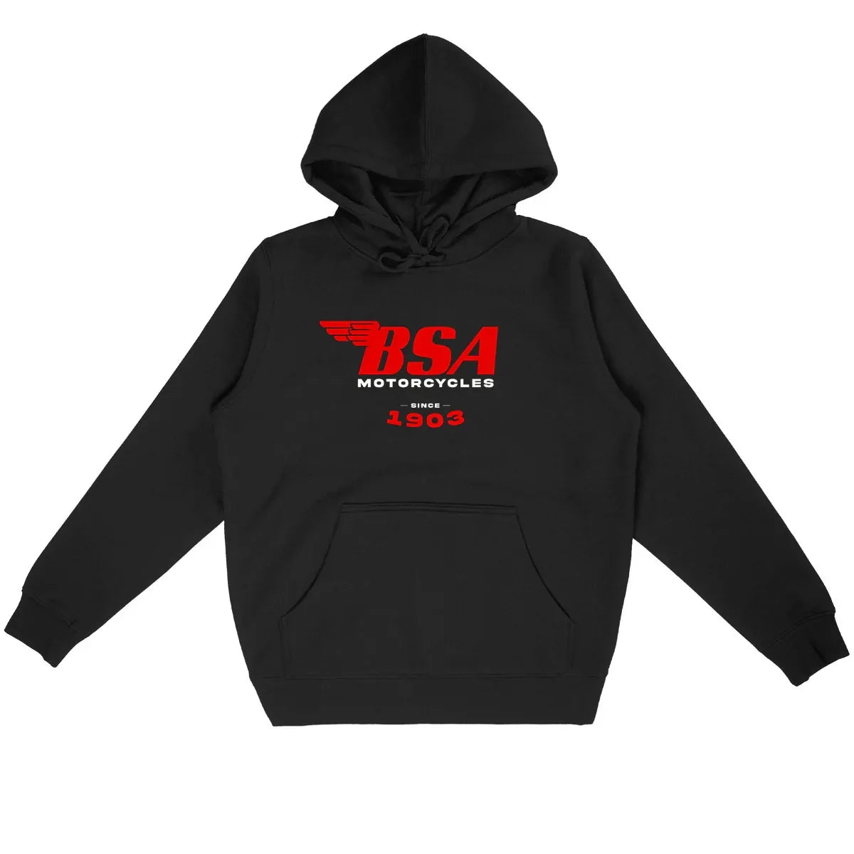 BSA1903-Hoodienoir - CultureMoto
