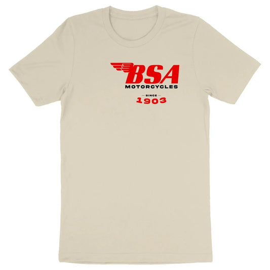 BSA1903-T-shirtnaturel - CultureMoto