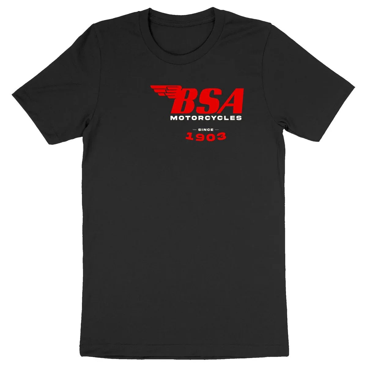 BSA1903-T-shirtnoir - CultureMoto