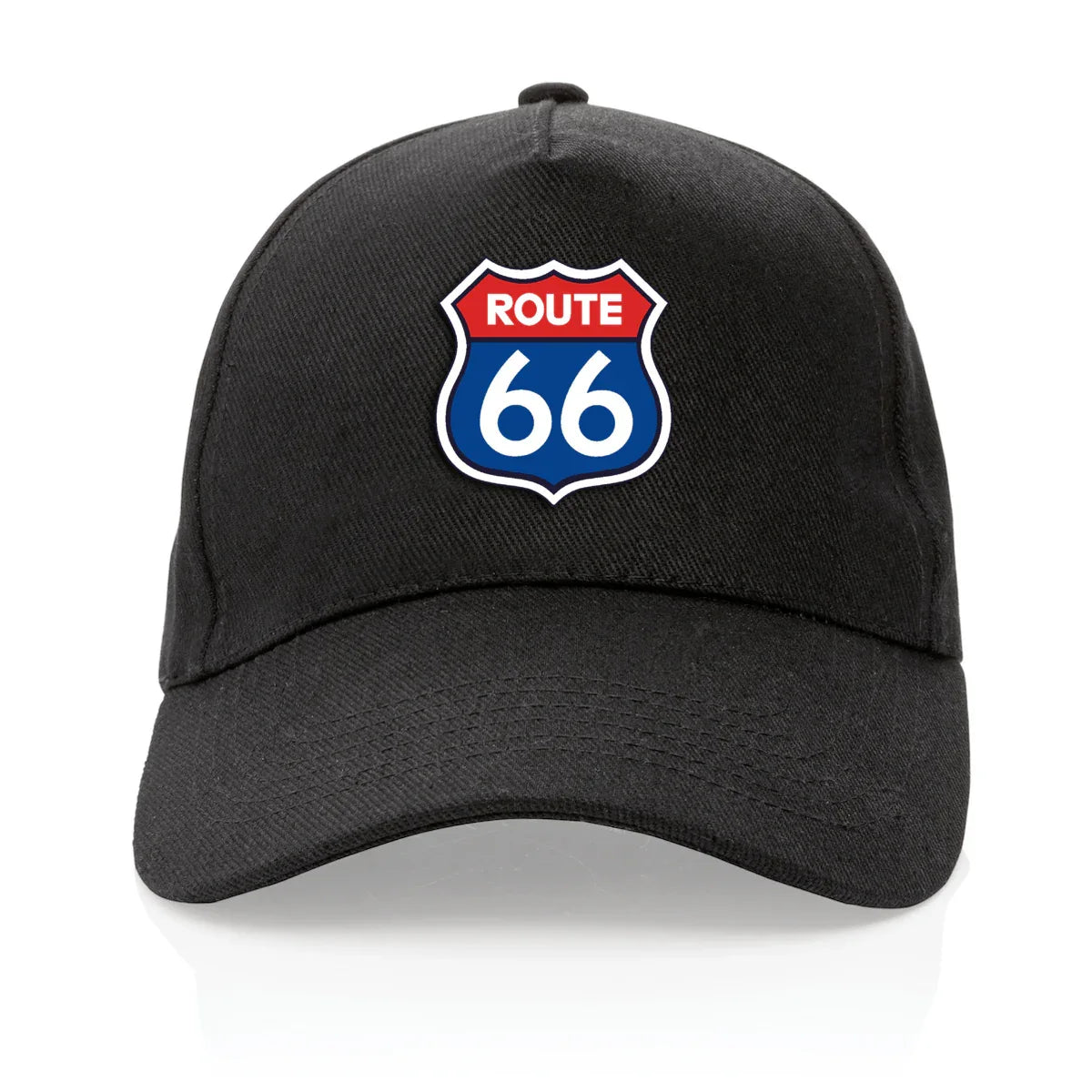 CasquettenoireRoute66 - CultureMoto
