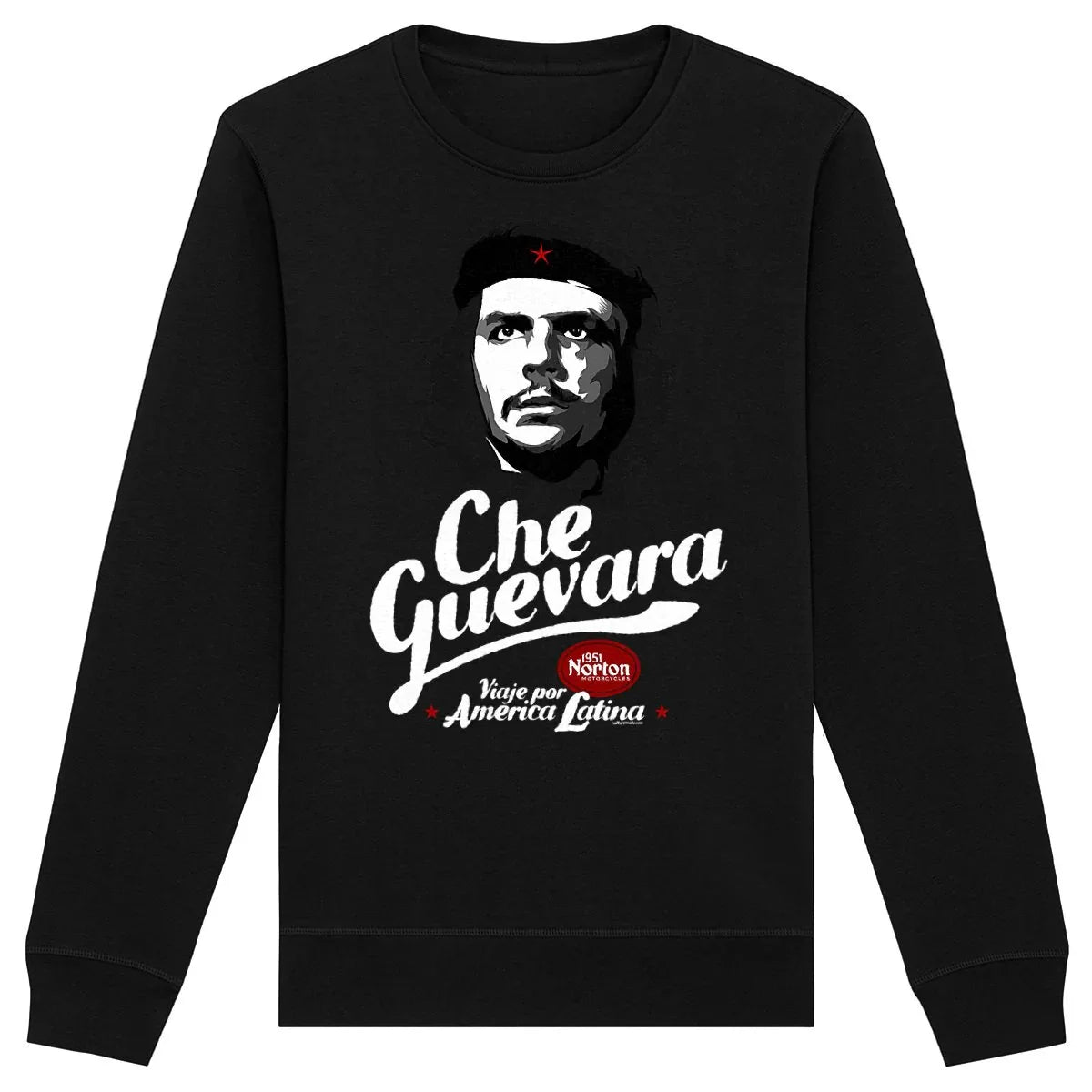 CheGuevara-Norton-Sweat-shirtnoir - CultureMoto