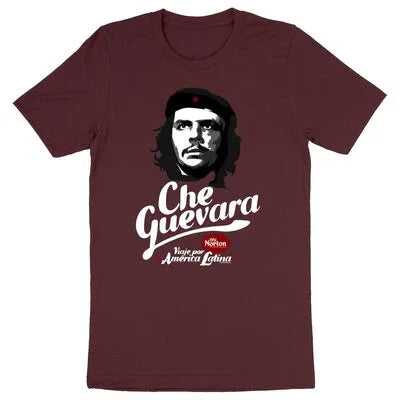 CheGuevara-Norton-T-shirtbordeaux2 - CultureMoto