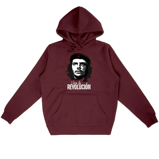 CheGuevara-Revolucion-Hoodiebordeaux - CultureMoto