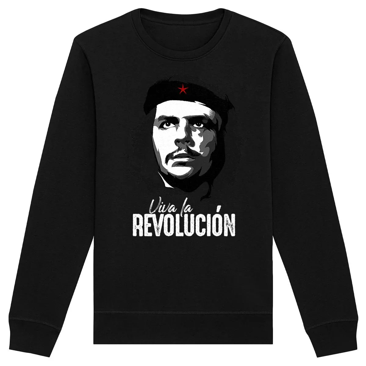 CheGuevara-Revolucion-Sweat-shirtnoir - CultureMoto