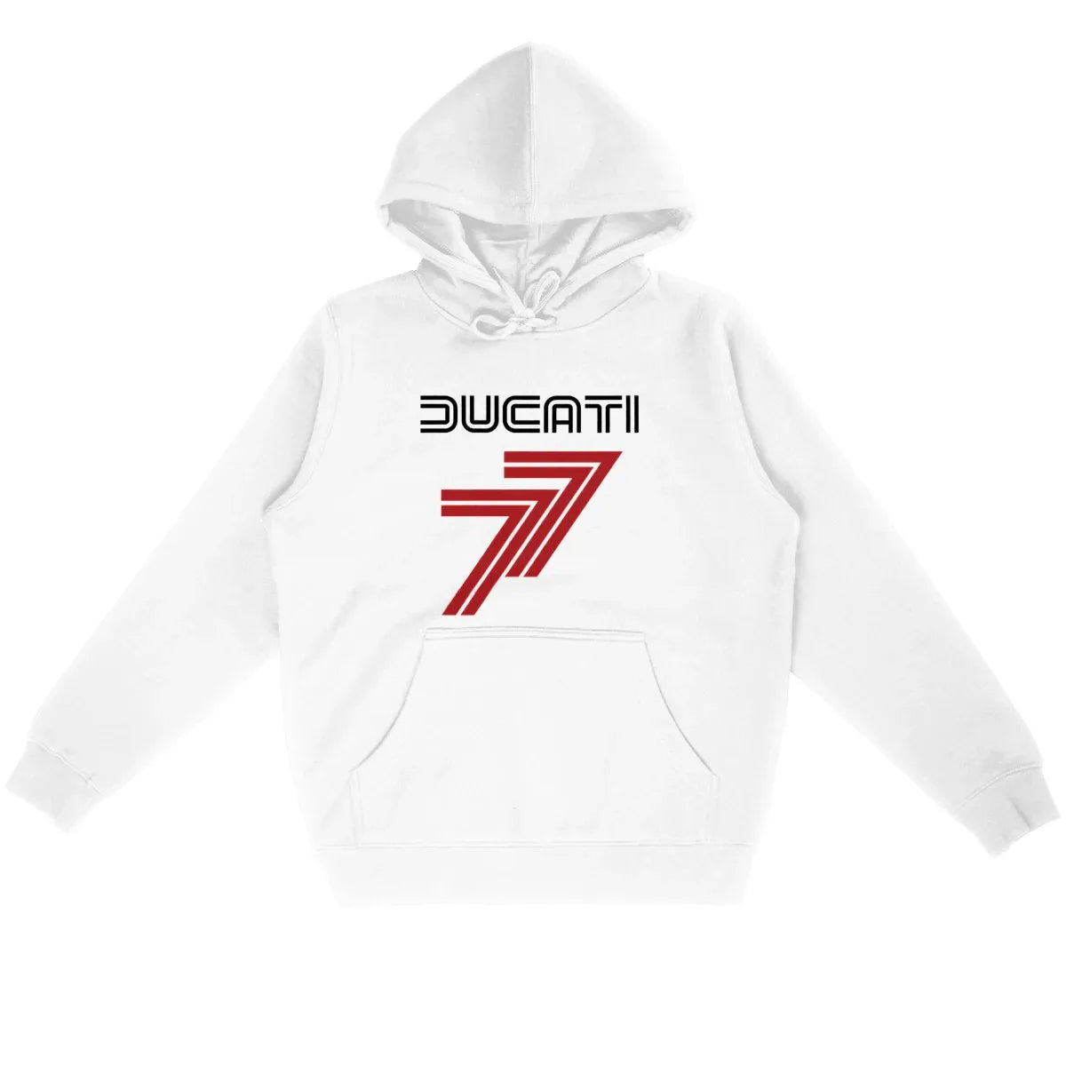 Ducati77-Hoodieblanc1 - CultureMoto