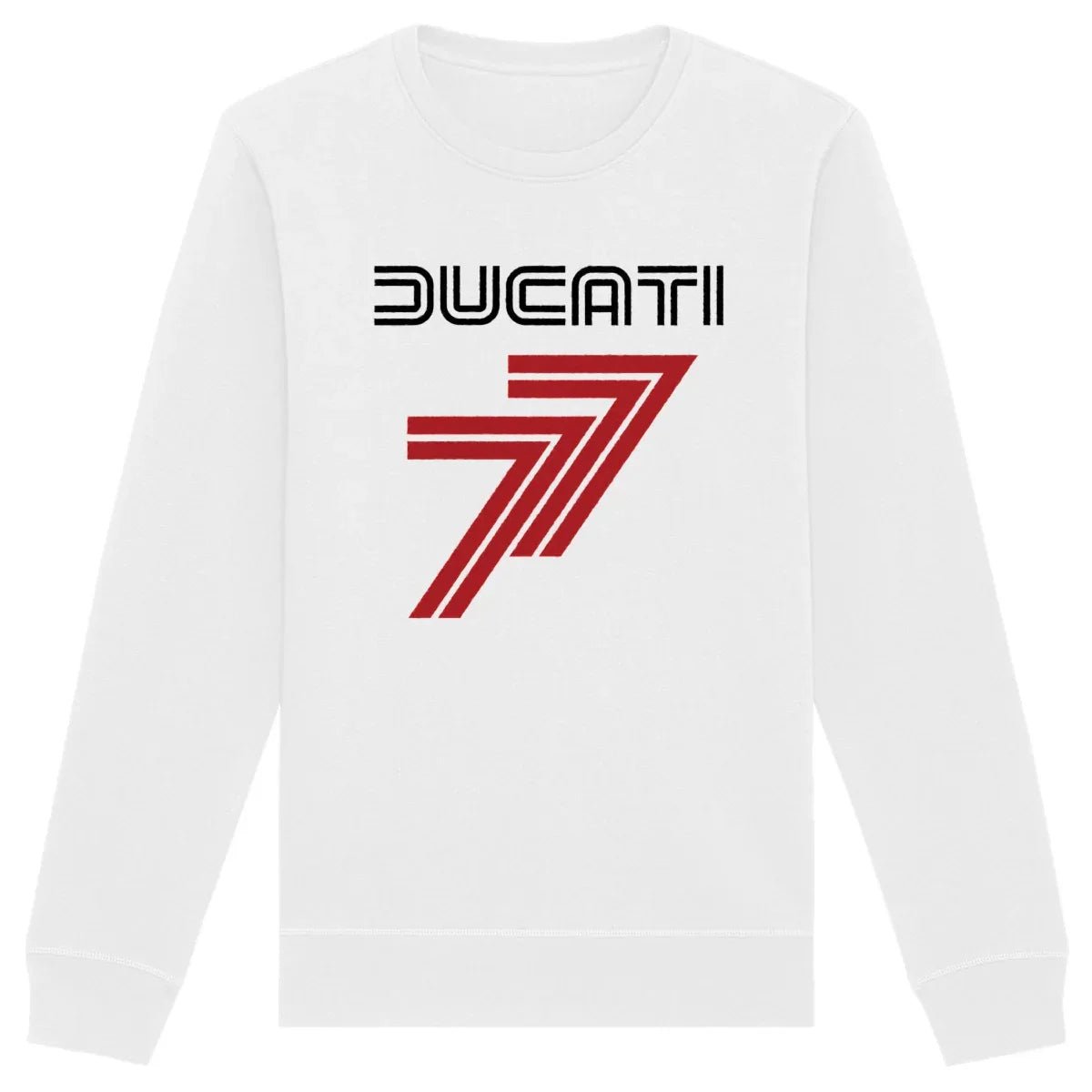 Ducati77-Sweat-shirtblanc1 - CultureMoto