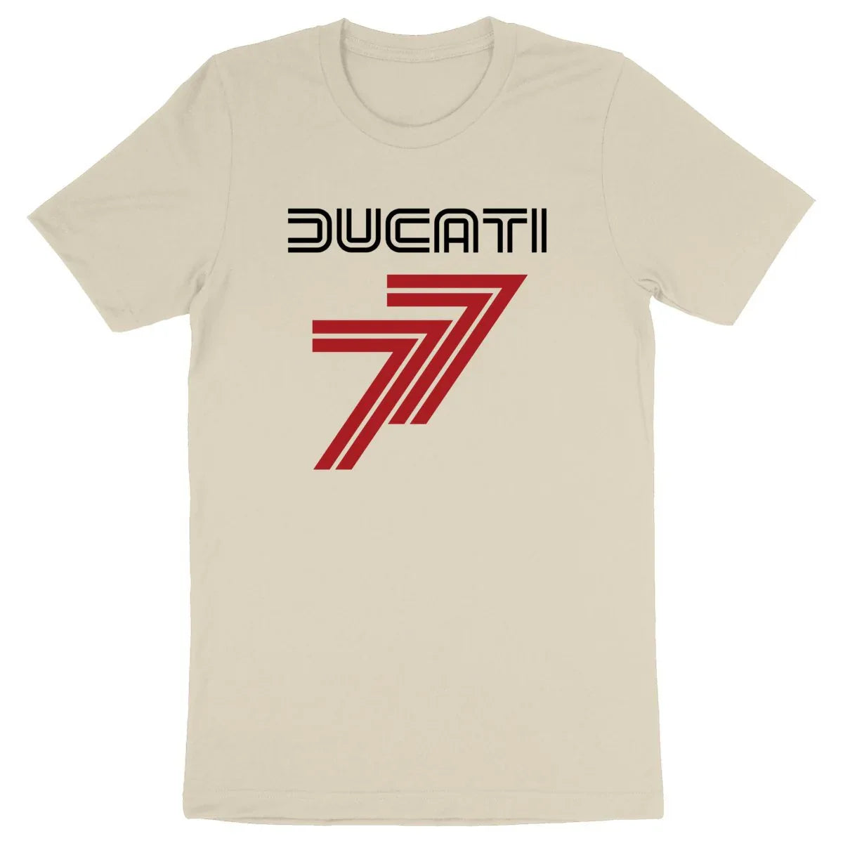 Ducati77-T-shirtnaturel1 - CultureMoto