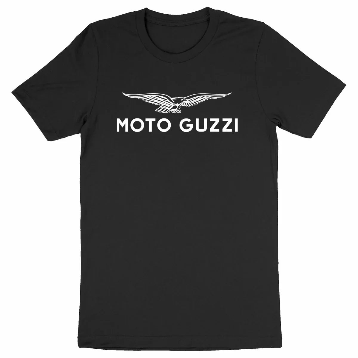 MotoGuzzilogoAigle-T-shirtunisexenoir2 - CultureMoto