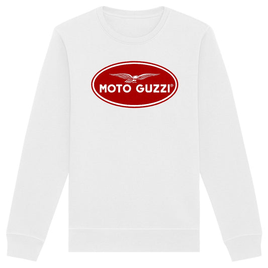 Sweat-shirt unisexe blanc - Moto Guzzi Naked