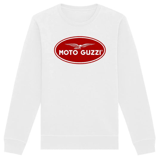 MotoGuzzinaked-Sweat-shirtblanc - CultureMoto
