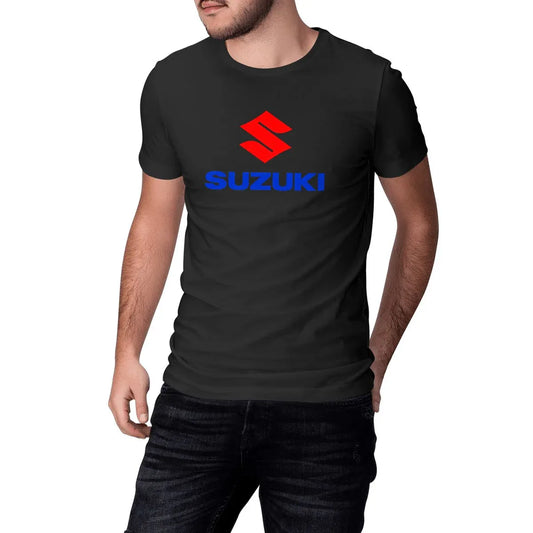 Suzukilogo-T-shirtunisexenoir1 - CultureMoto
