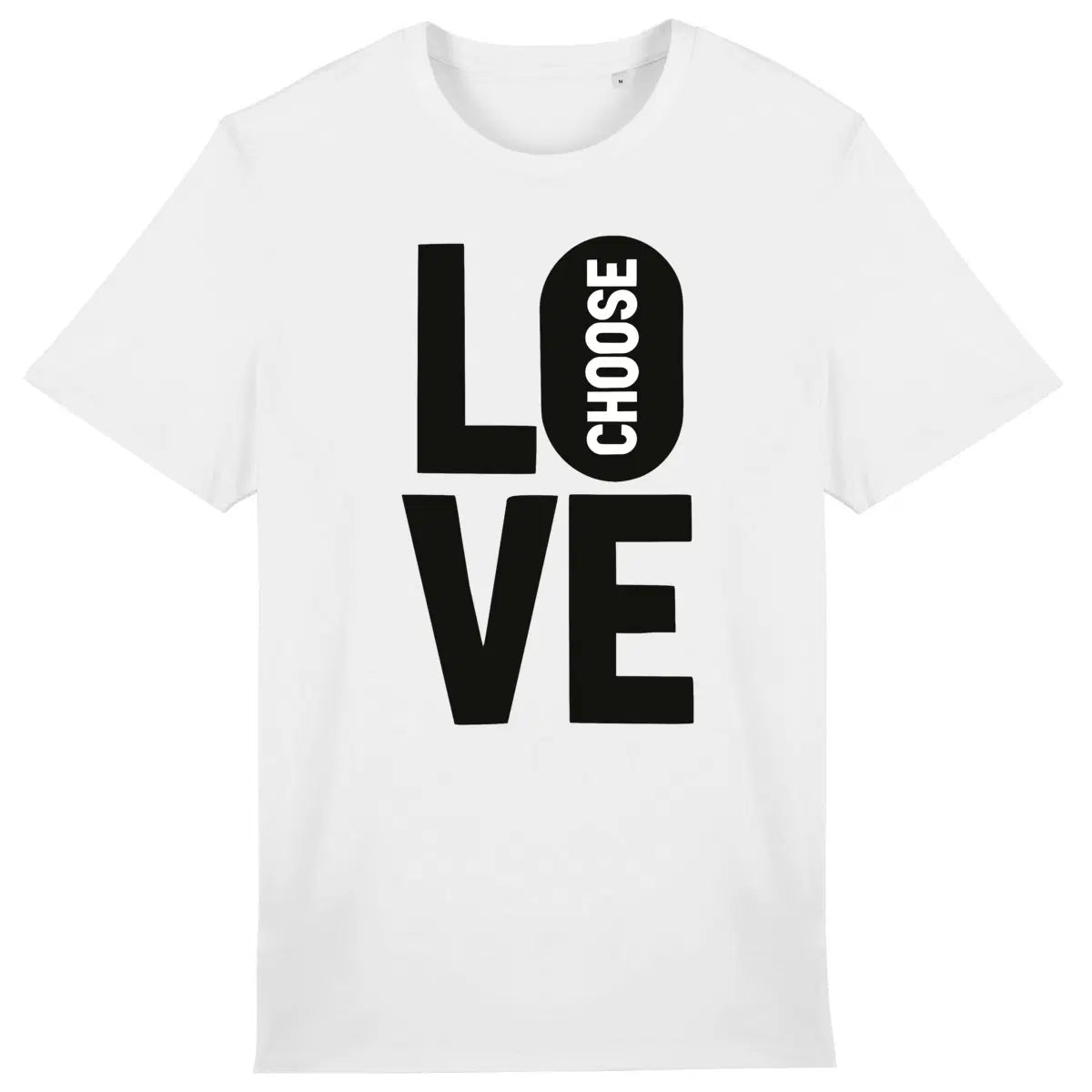 0326CMChooseLove-T-shirtblanc - CultureMoto