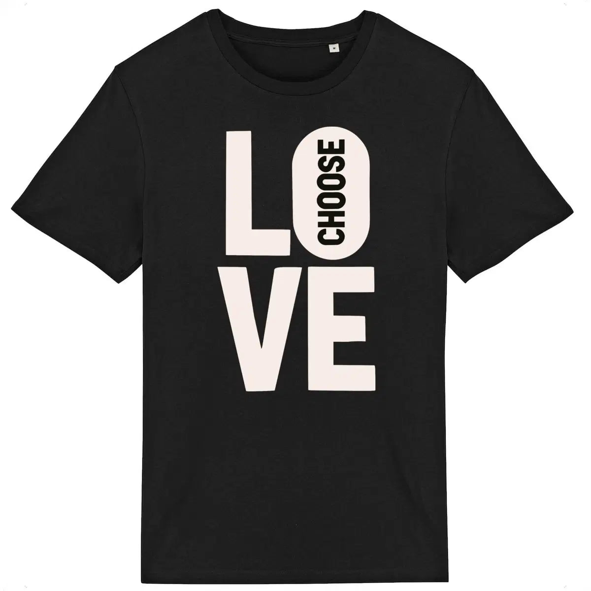 0326CMChooseLove-T-shirtnoir - CultureMoto