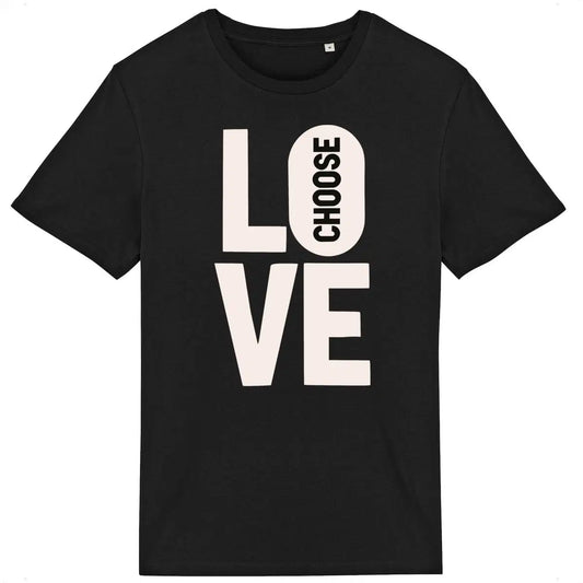 0326CMChooseLove-T-shirtnoir - CultureMoto