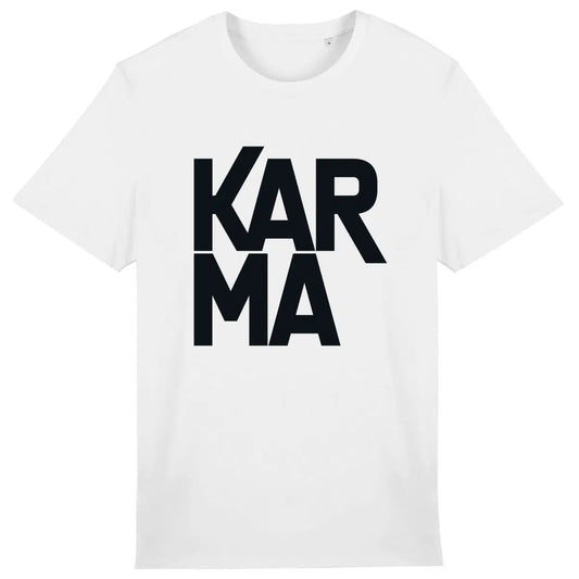 0326CMKARMA-T-shirtblanc - CultureMoto