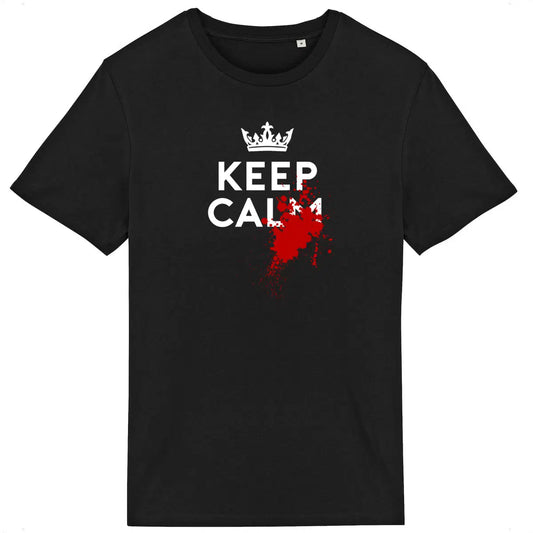 0326CMKeepCalm-T-shirtnoir - CultureMoto
