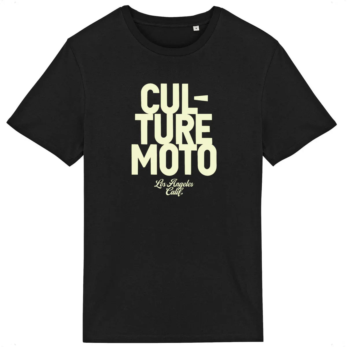 0326CMLACalif.blanc-T-shirtnoir - CultureMoto