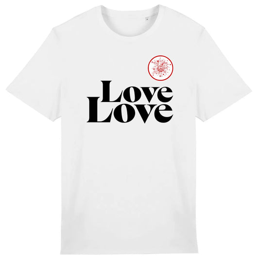 0326CMLoveLove-T-shirtblanc - CultureMoto