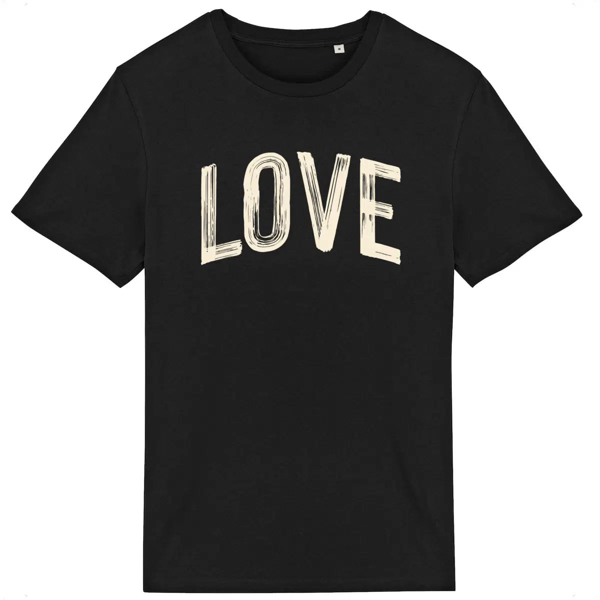 0326CMLoveblanc-T-shirtnoir - CultureMoto