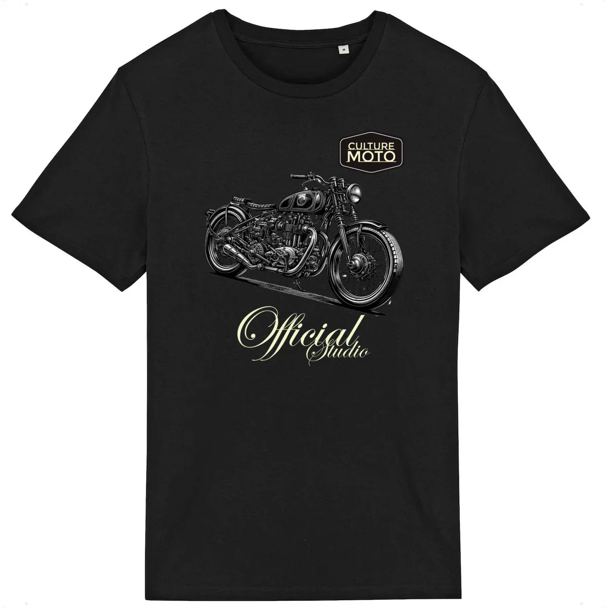 0326CMOfficialStudio-T-shirtnoir - CultureMoto