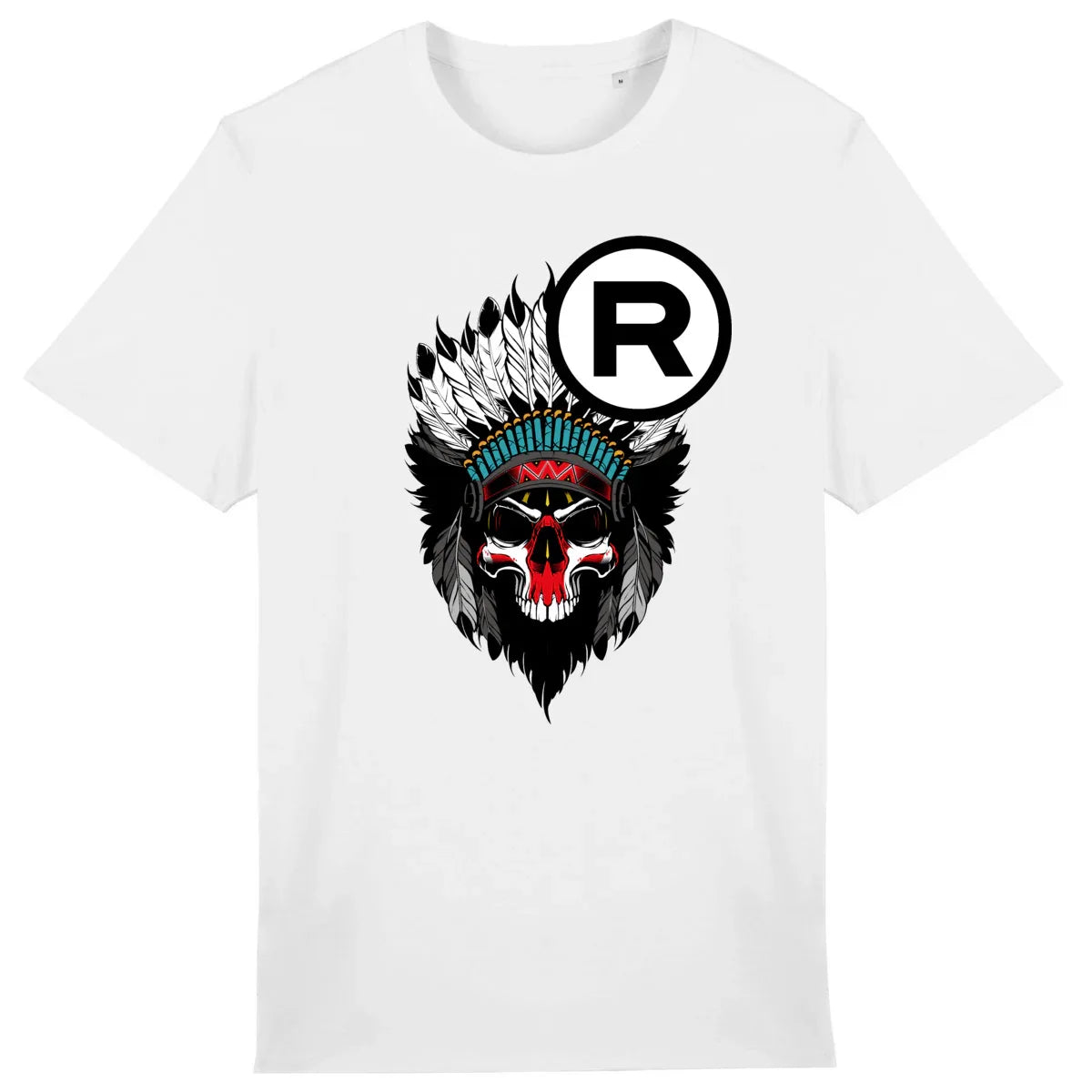 0326CMSkull_6-T-shirtblanc - CultureMoto