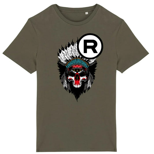 0326CMSkull_6-T-shirtkaki - CultureMoto