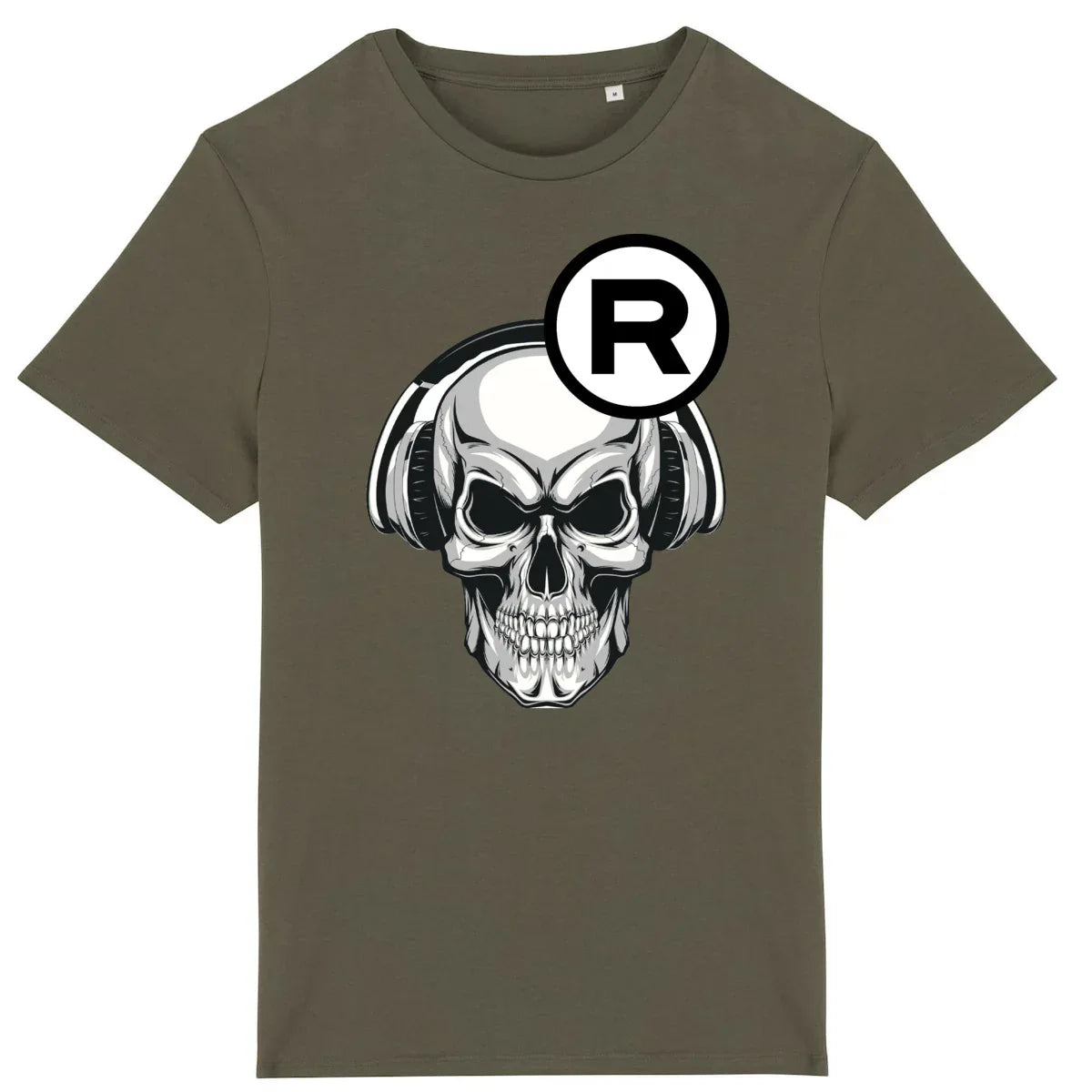 0326CMSkull_7-T-shirtkaki - CultureMoto