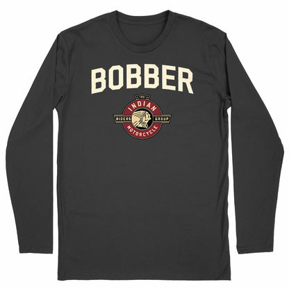 T-shirt noir manches longues Indian Bobber