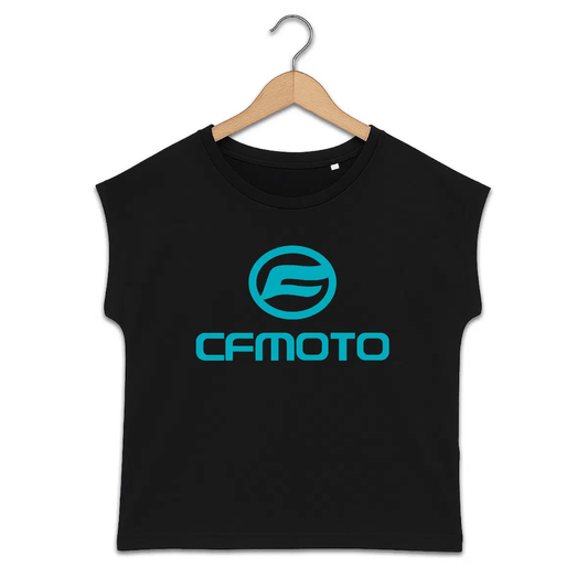 T-shirt femme manches à revers CF Moto