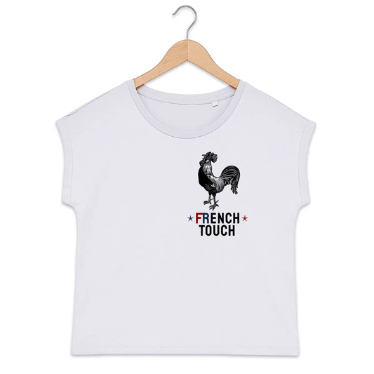 T-shirt femme manches à revers French Touch