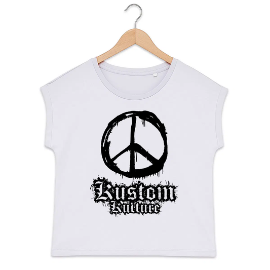 T-shirt femme manches à revers Kustom Kulture