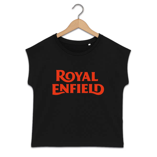 T-shirt femme manches à revers Royal Enfield
