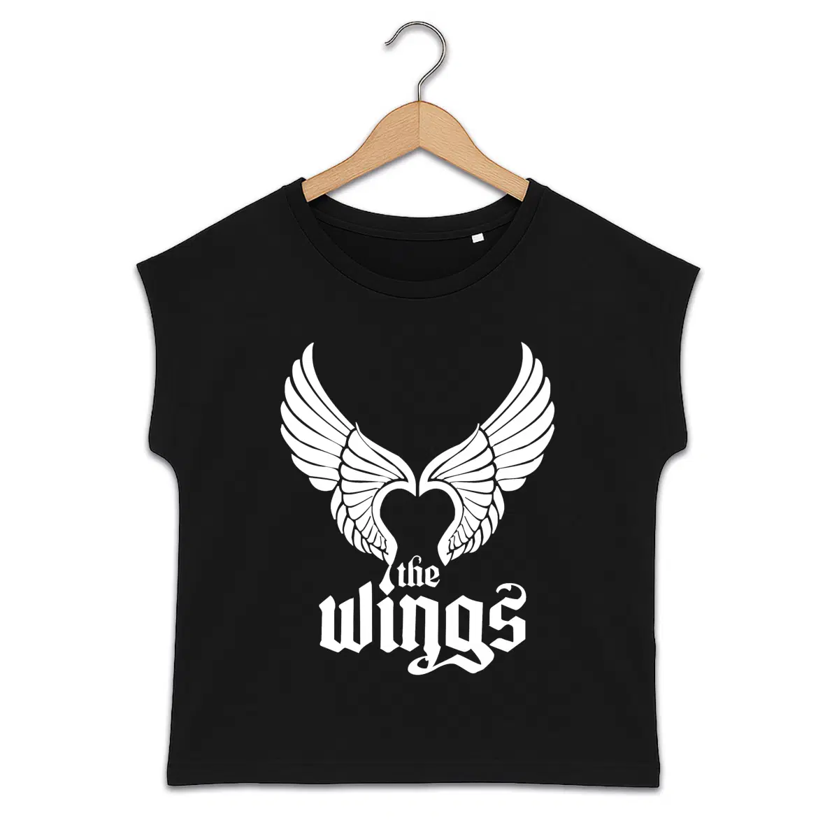 T-shirt femme manches à revers The Wings