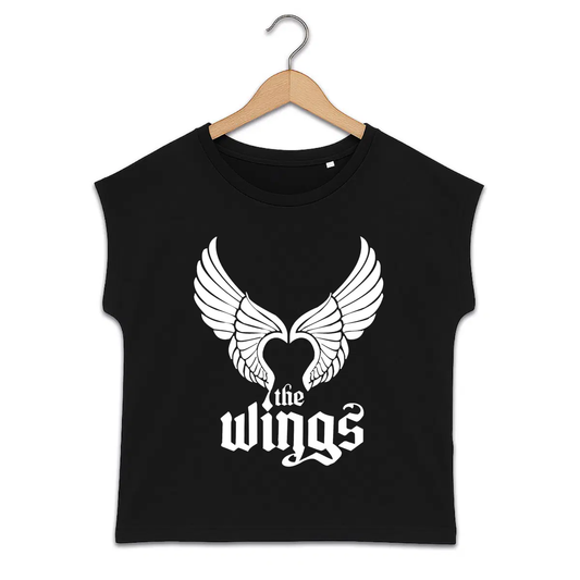 T-shirt femme manches à revers The Wings