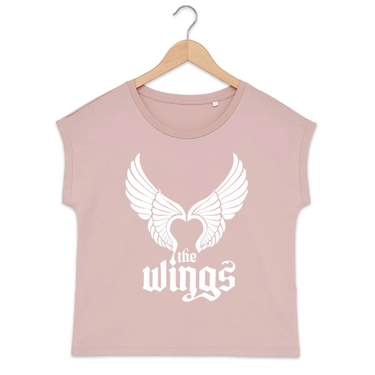 T-shirt femme manches à revers The Wings