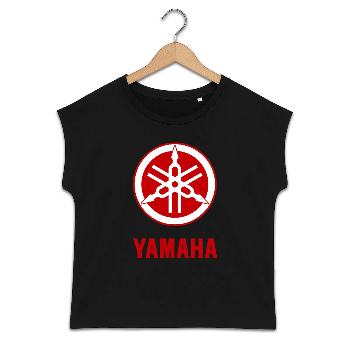 T-shirt femme manches à revers Yamaha