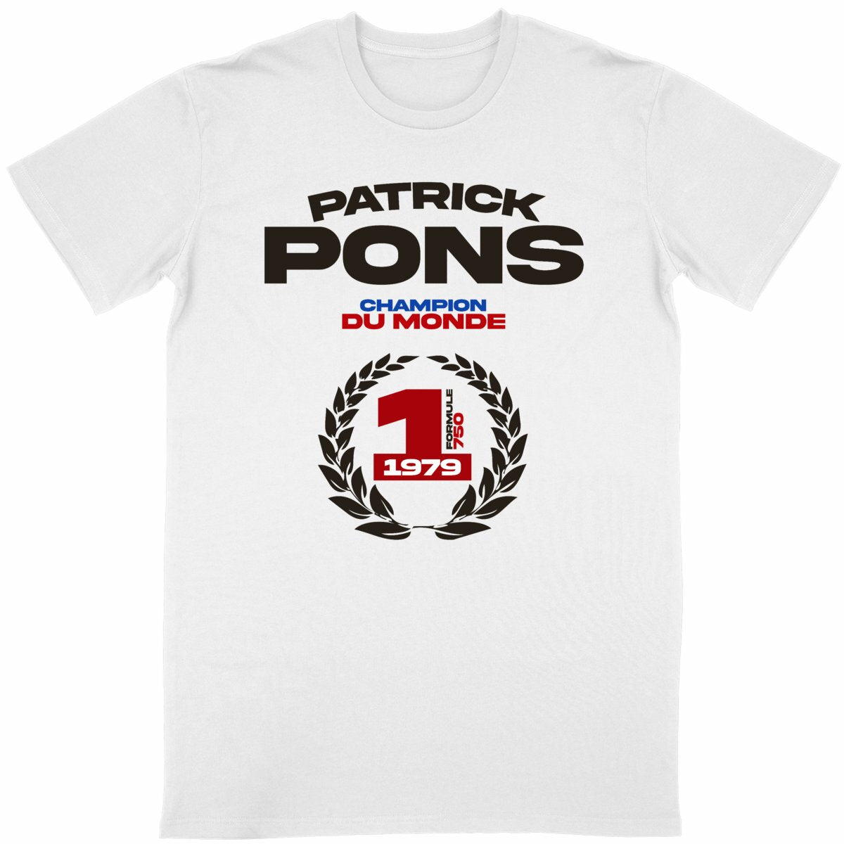 T-shirt blanc Patrick Pons