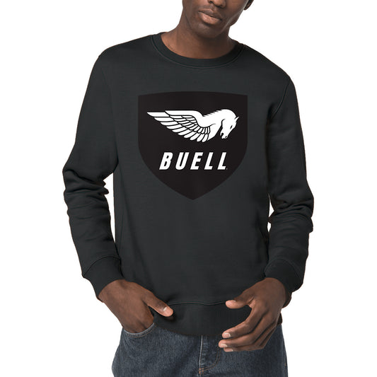 Sweat-shirt noir unisexe Premium • Buell Motorcycles