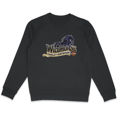 0625Harley-DavidsonWildHorse-Sweat-shirtnoir2 - CultureMoto