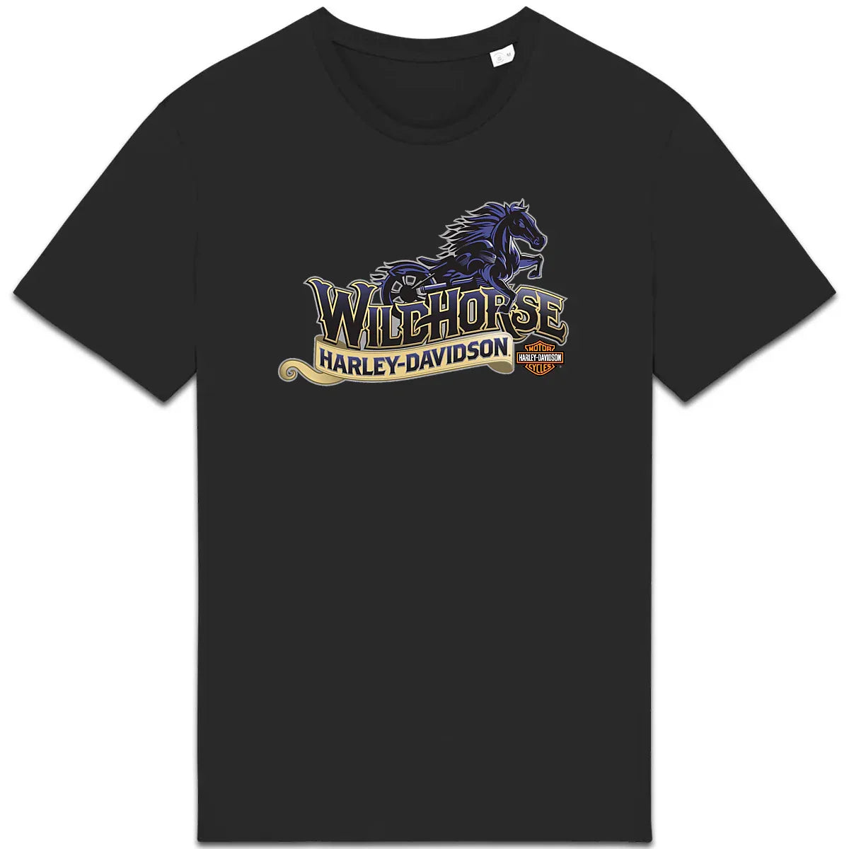0625Harley-DavidsonWildHorse-T-shirtnoirmanchescourtes2 - CultureMoto