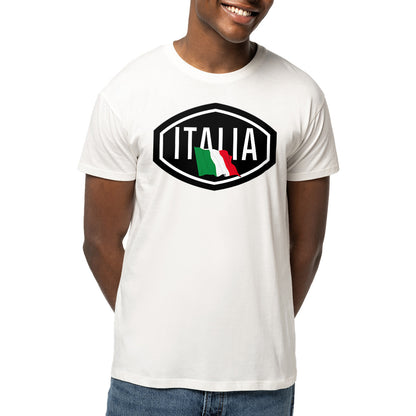T-shirt blanc Moto Guzzi Italia