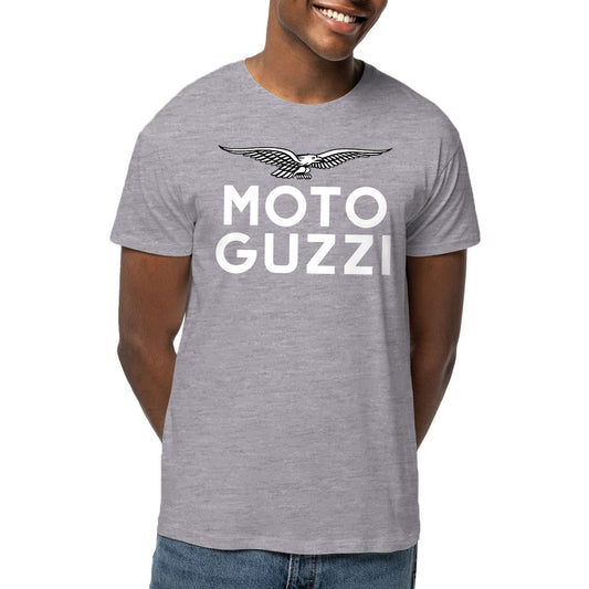 T-shirt gris Moto Guzzi White Eagle