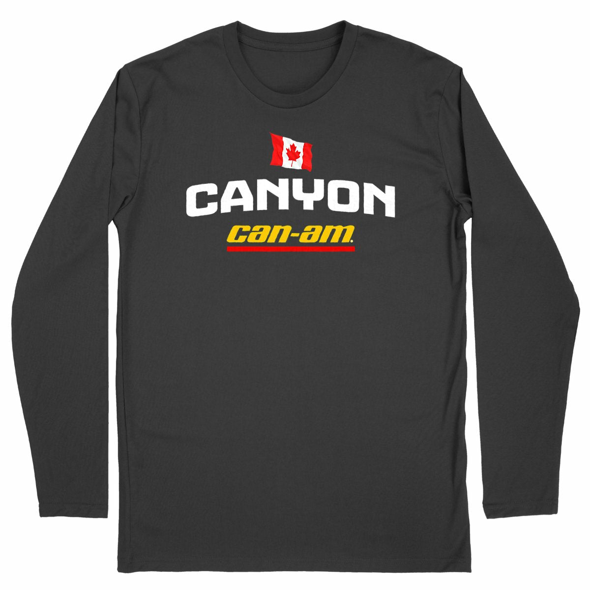 T-shirt noir manches longues Can-Am Canyon