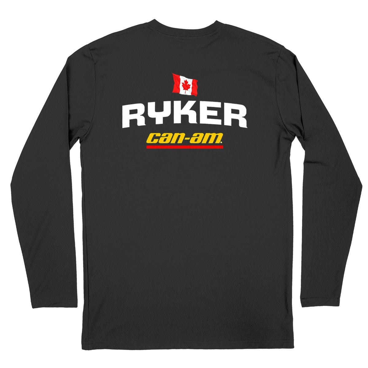 T-shirt noir manches longues Can-Am Ryker