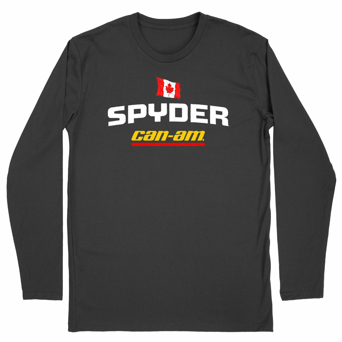 T-shirt noir manches longues Can-Am Spyder