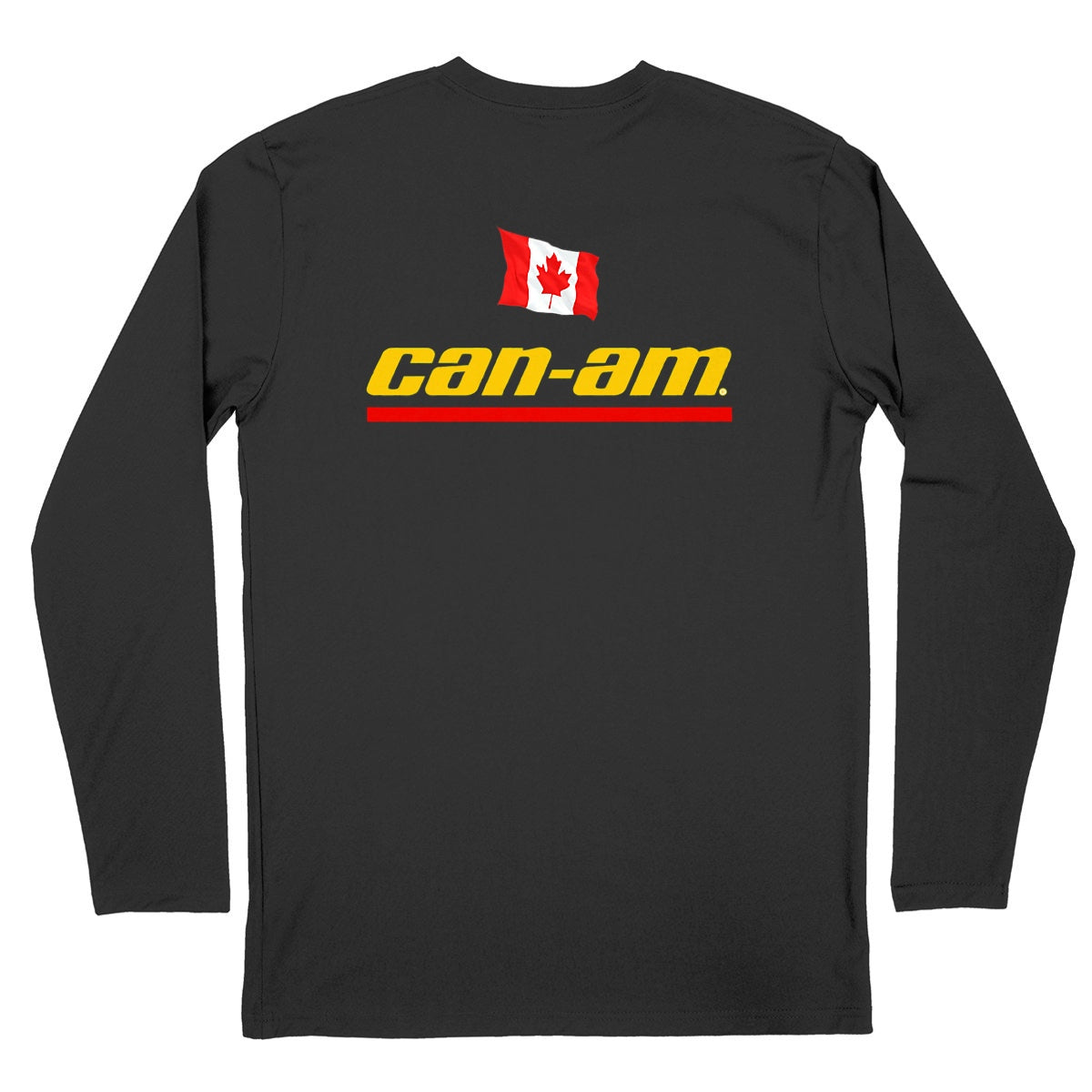 T-shirt noir manches longues Can-Am Canada