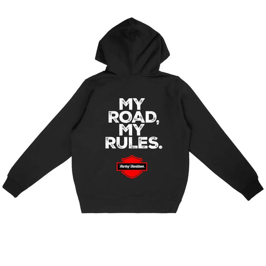 0625_Harley-Davidson_My_Road_-_Hoodie_noir_dos - CultureMoto