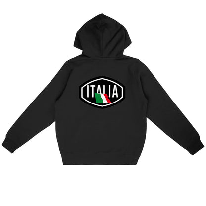 Hoodie noir Moto Guzzi Italia